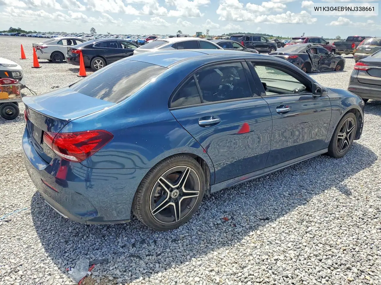 2022 Mercedes-Benz A 220 VIN: W1K3G4EB9NJ338661 Lot: 55569386