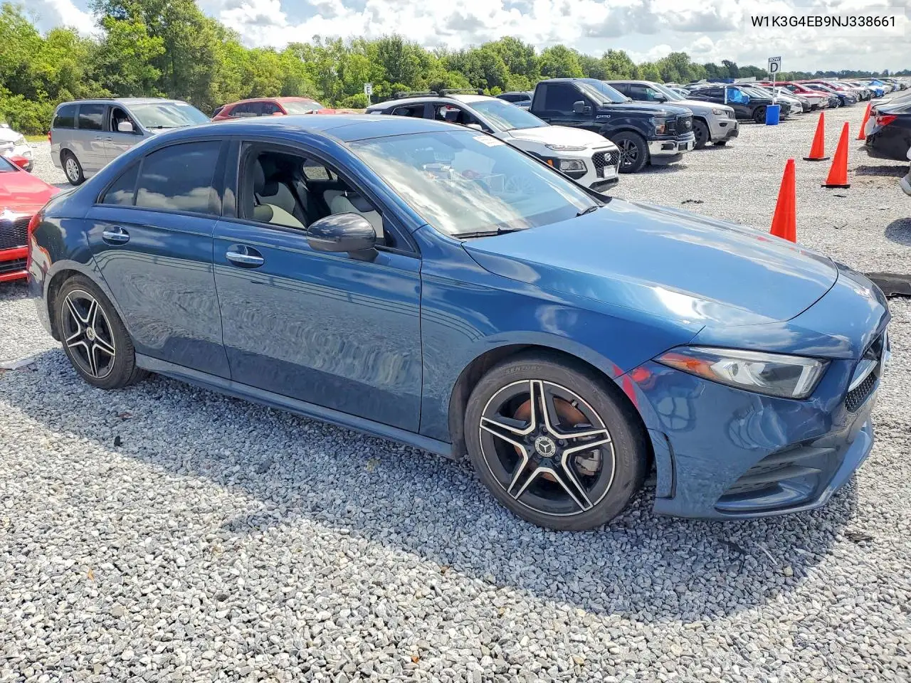 2022 Mercedes-Benz A 220 VIN: W1K3G4EB9NJ338661 Lot: 55569386