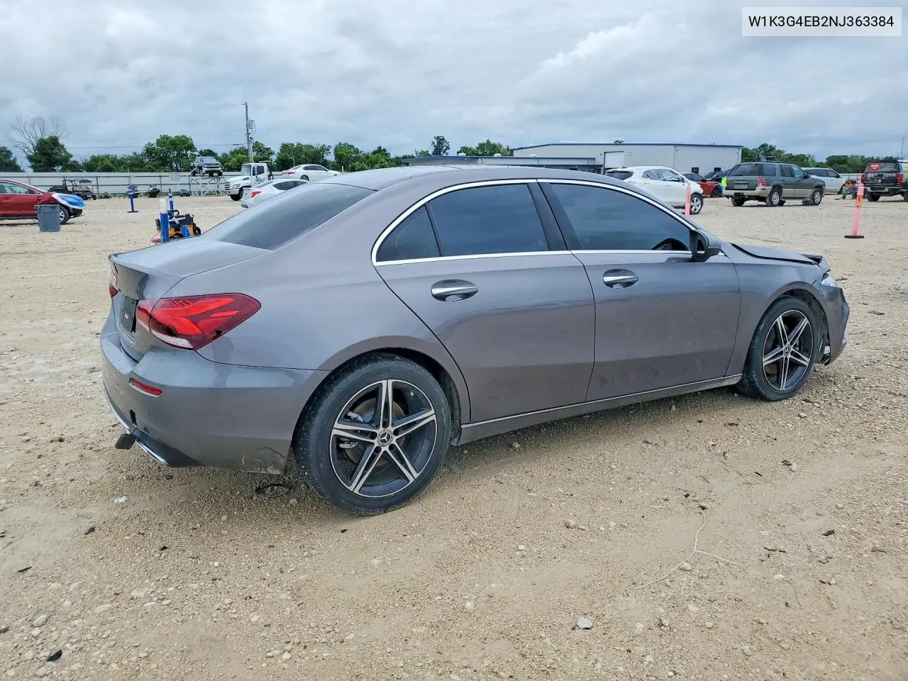 2022 Mercedes-Benz A 220 VIN: W1K3G4EB2NJ363384 Lot: 57335896