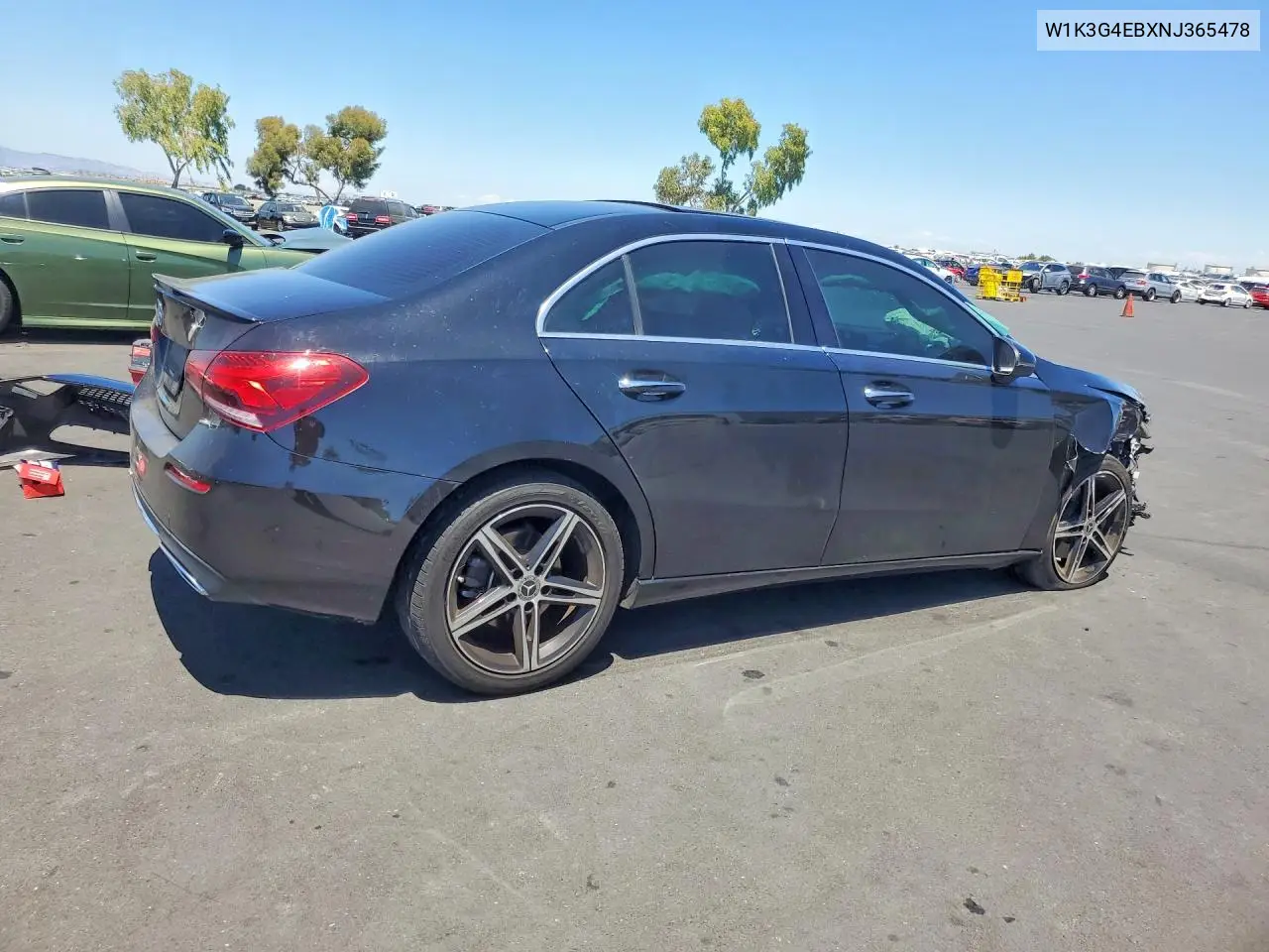 2022 Mercedes-Benz A 220 VIN: W1K3G4EBXNJ365478 Lot: 61218366