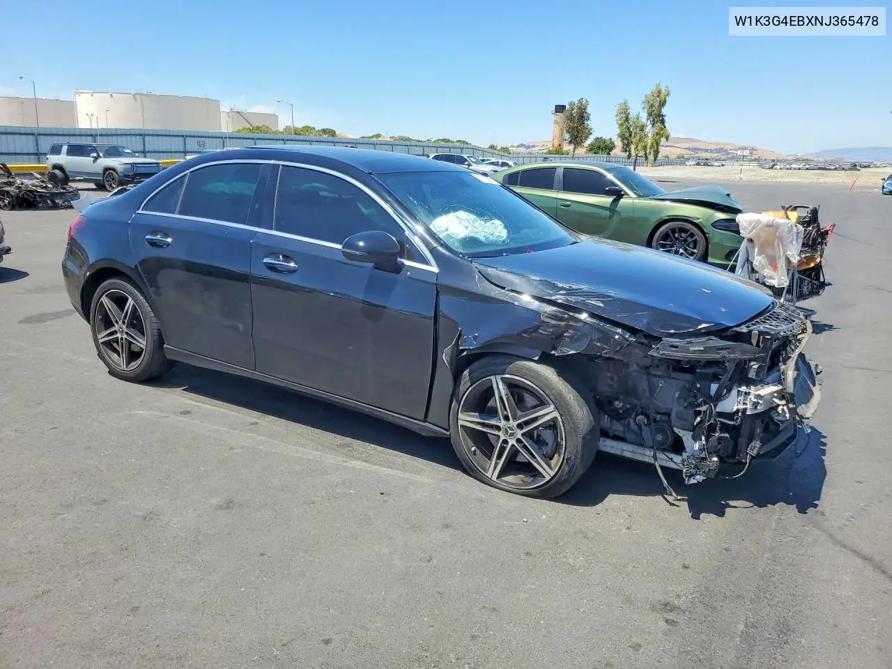 2022 Mercedes-Benz A 220 VIN: W1K3G4EBXNJ365478 Lot: 61218366