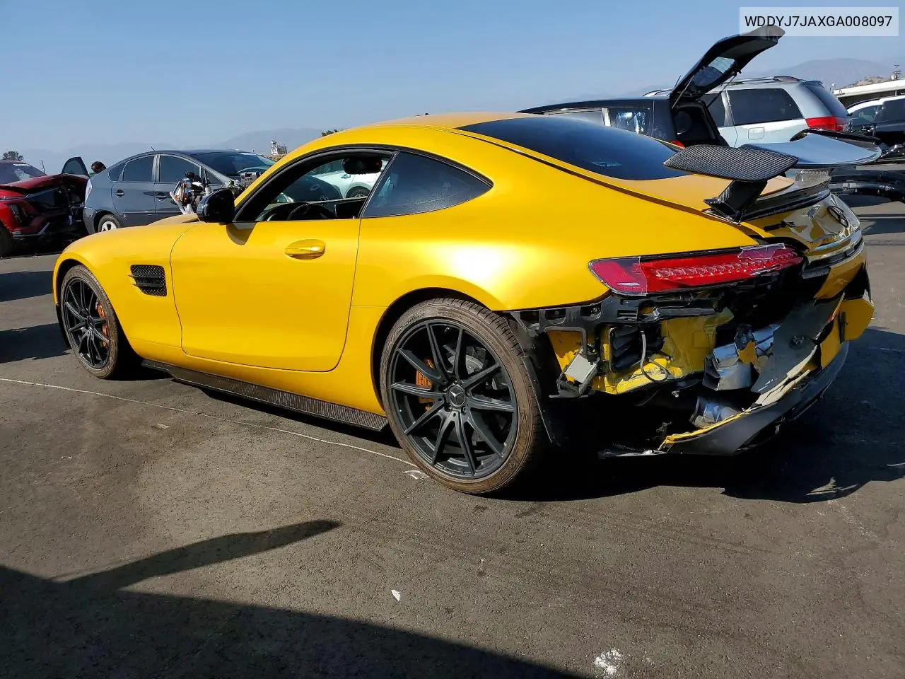 2016 Mercedes-Benz Amg Gt S VIN: WDDYJ7JAXGA008097 Lot: 51820616