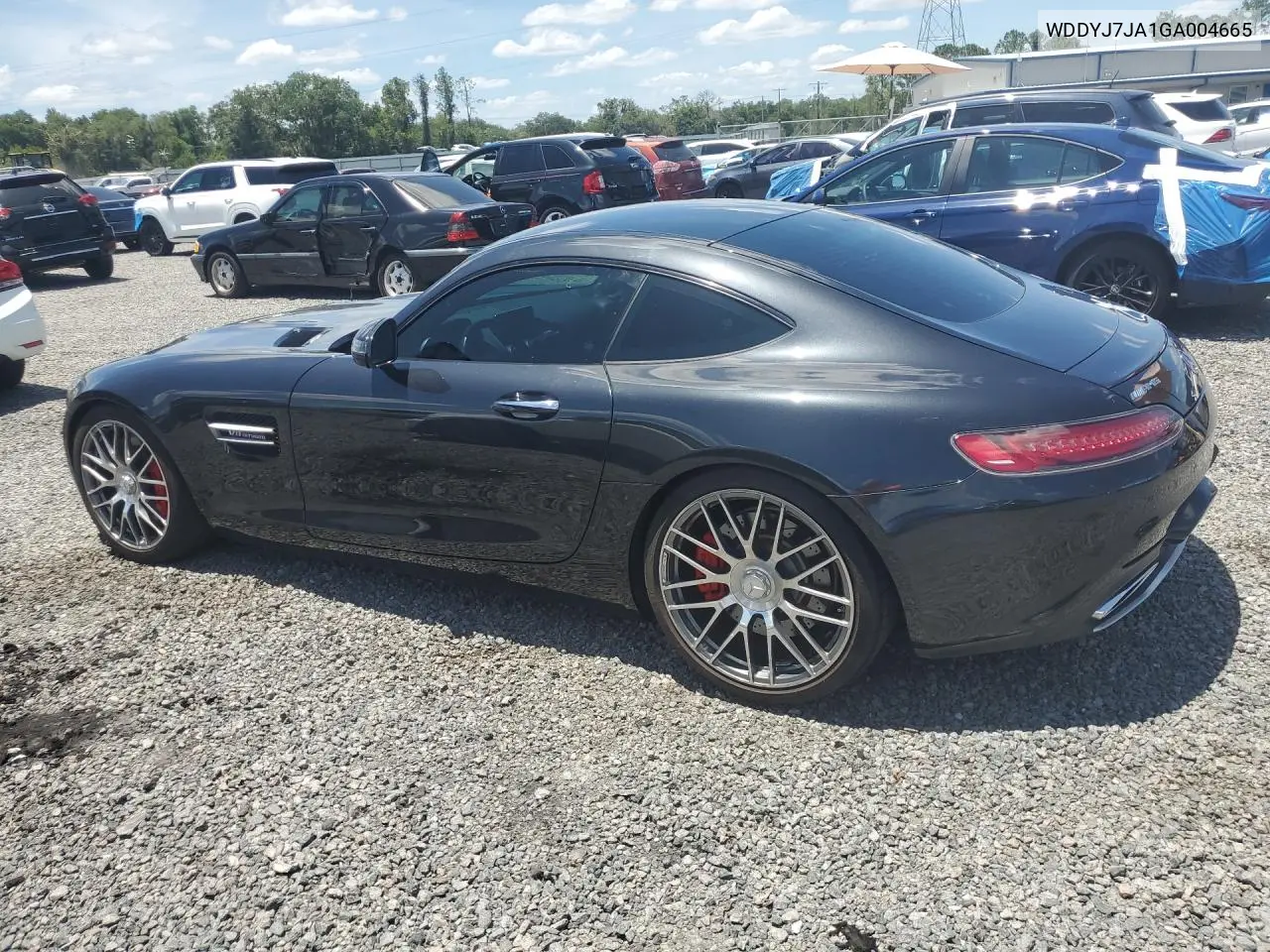 2016 Mercedes-Benz Amg Gt S VIN: WDDYJ7JA1GA004665 Lot: 56307666