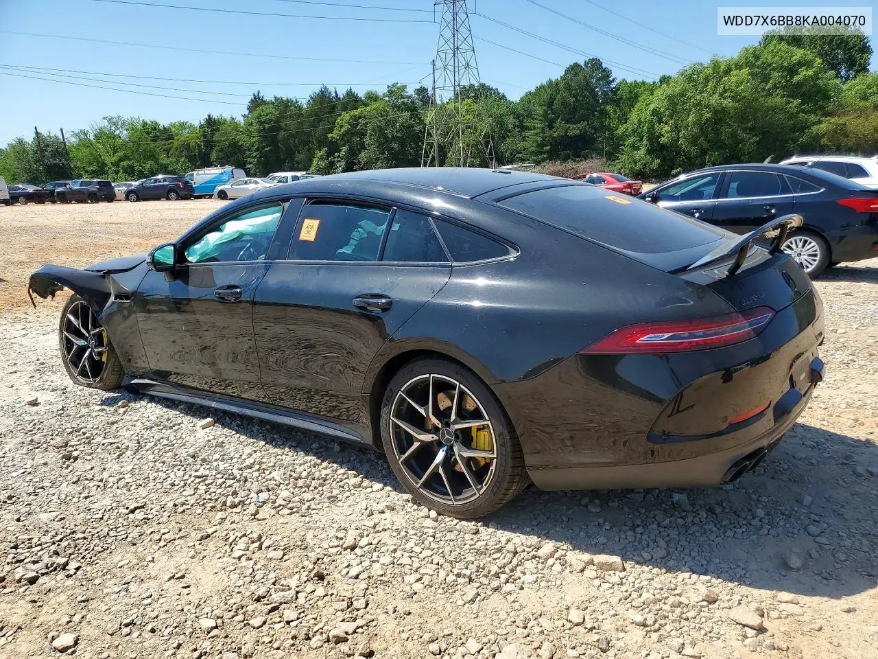2019 Mercedes-Benz Amg Gt 53 VIN: WDD7X6BB8KA004070 Lot: 54173826