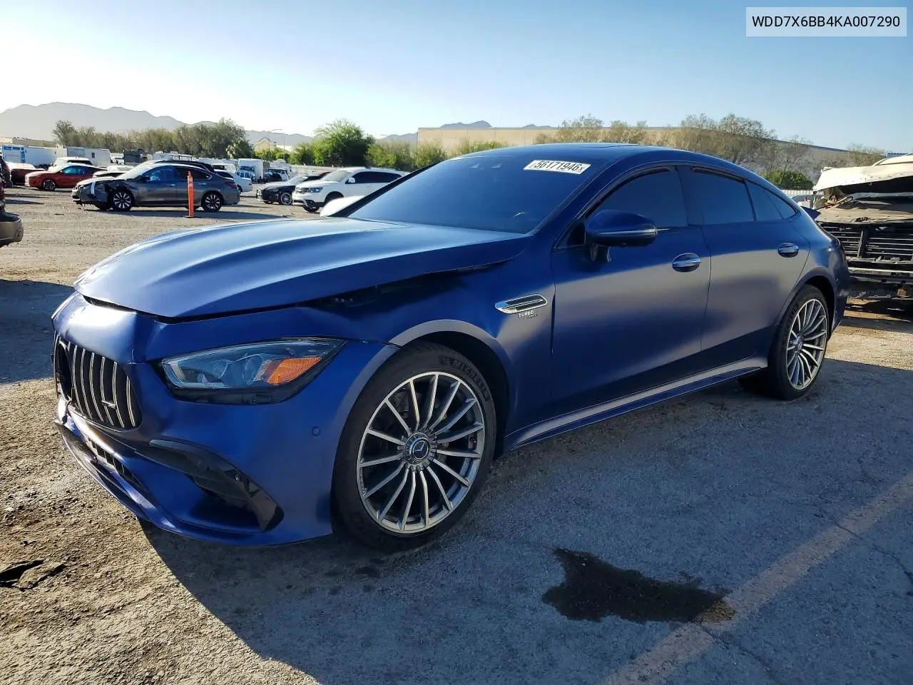 2019 Mercedes-Benz Amg Gt 53 VIN: WDD7X6BB4KA007290 Lot: 56171946