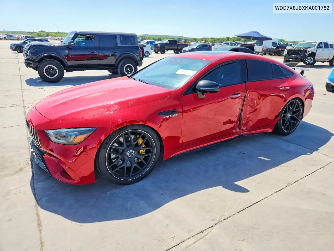 2019 Mercedes-Benz Amg Gt 63 VIN: WDD7X8JBXKA001782 Lot: 59922476