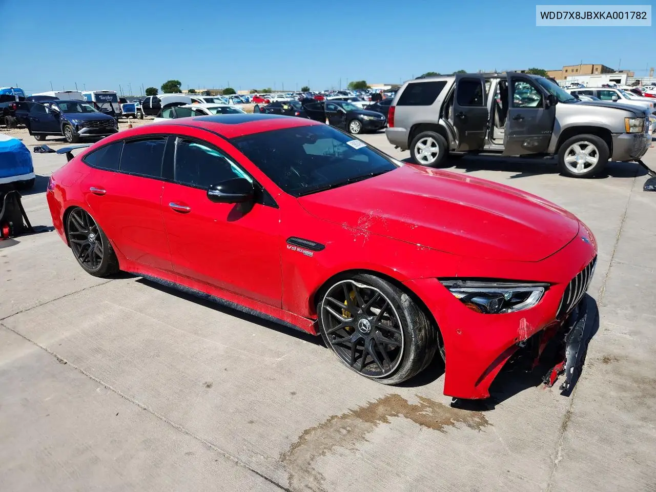 2019 Mercedes-Benz Amg Gt 63 VIN: WDD7X8JBXKA001782 Lot: 59922476