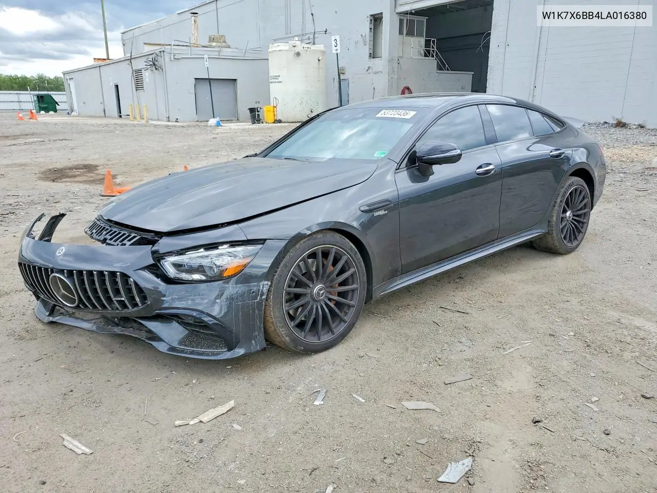 2020 Mercedes-Benz Amg Gt 53 VIN: W1K7X6BB4LA016380 Lot: 53723436