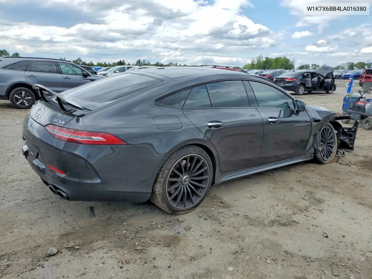 2020 Mercedes-Benz Amg Gt 53 VIN: W1K7X6BB4LA016380 Lot: 53723436