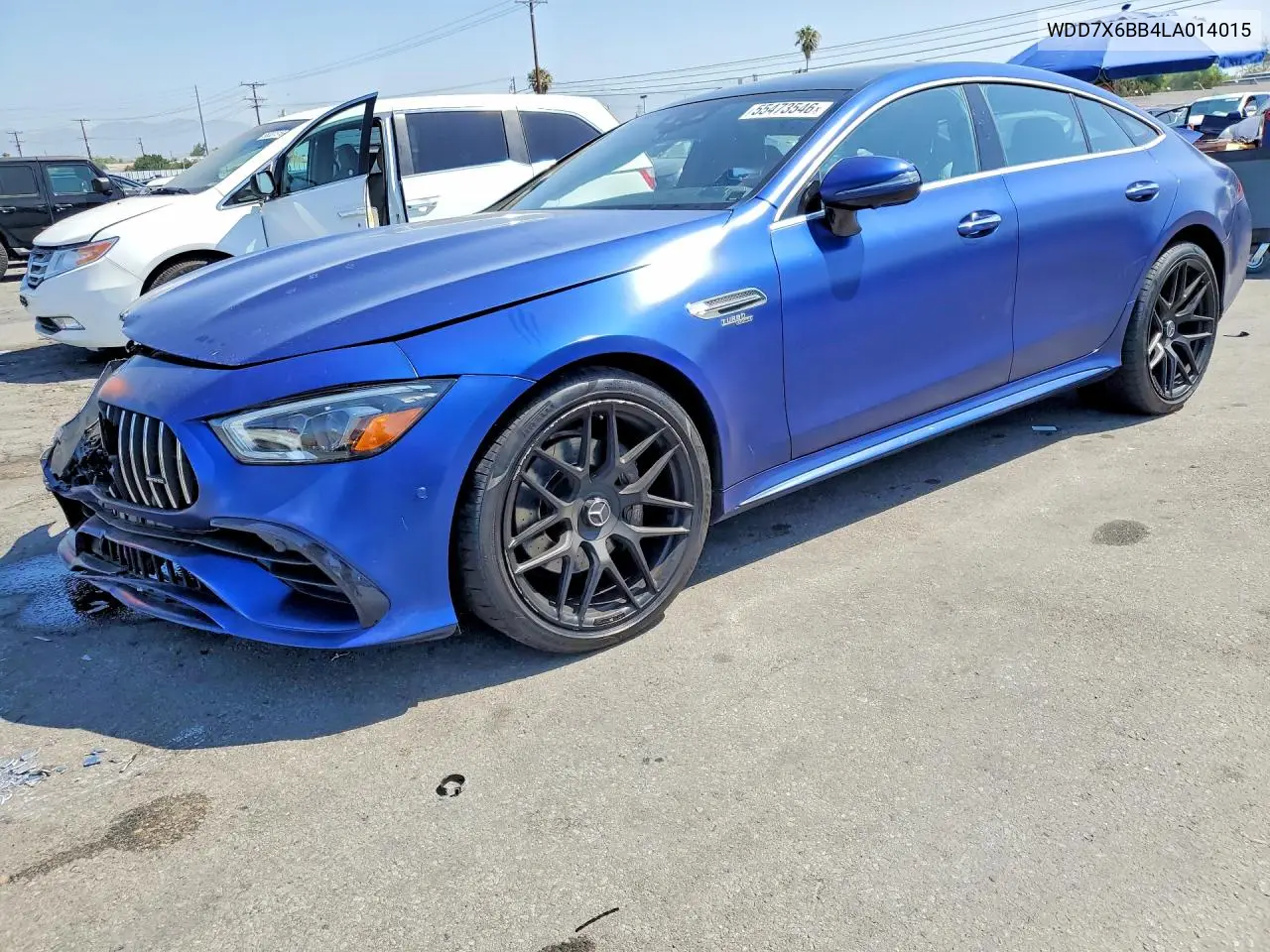 2020 Mercedes-Benz Amg Gt 53 VIN: WDD7X6BB4LA014015 Lot: 55473546