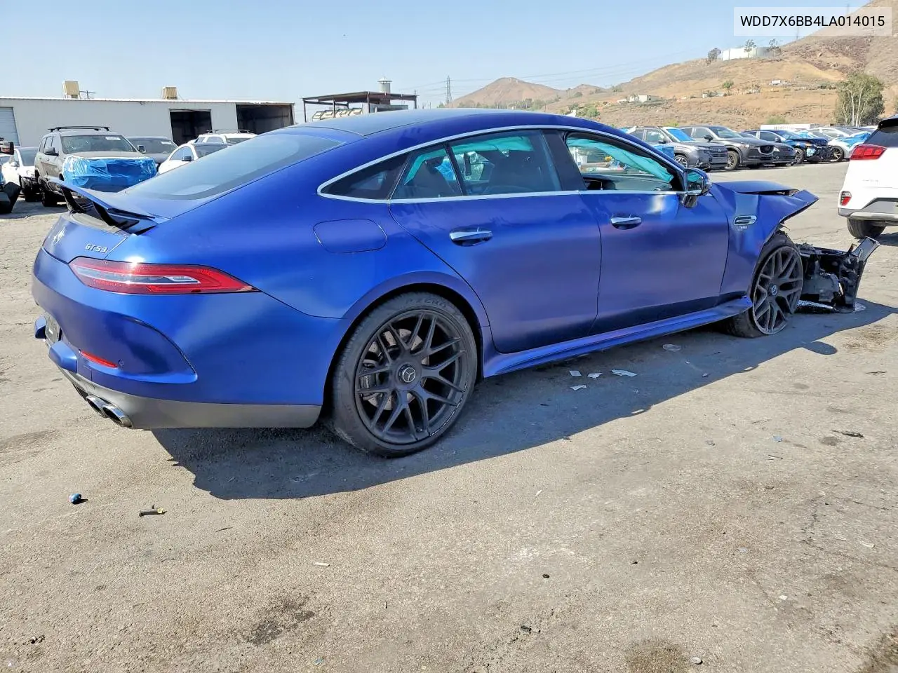 2020 Mercedes-Benz Amg Gt 53 VIN: WDD7X6BB4LA014015 Lot: 55473546