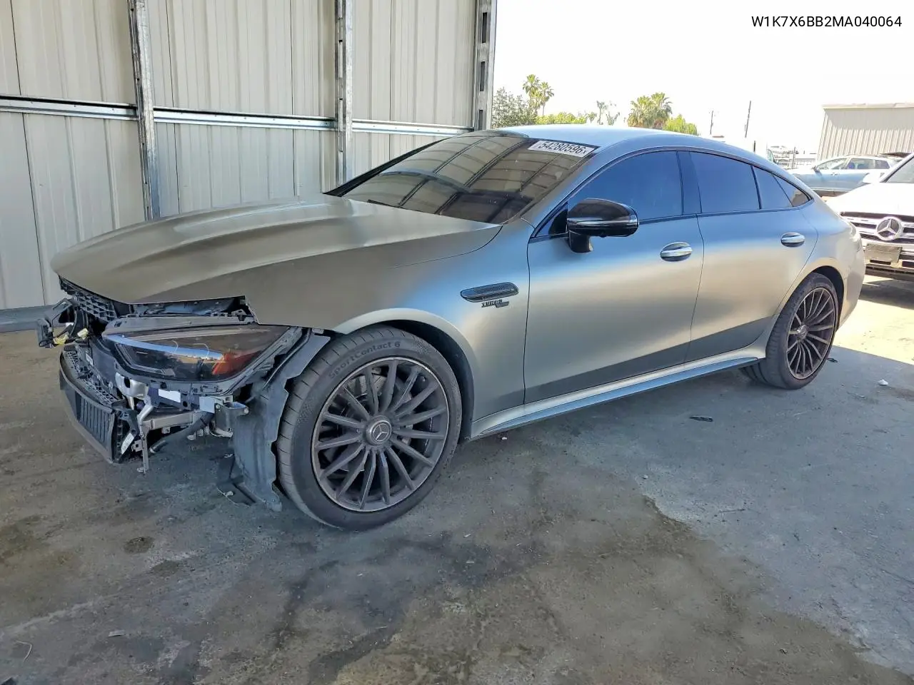 2021 Mercedes-Benz Amg Gt 53 VIN: W1K7X6BB2MA040064 Lot: 54280596