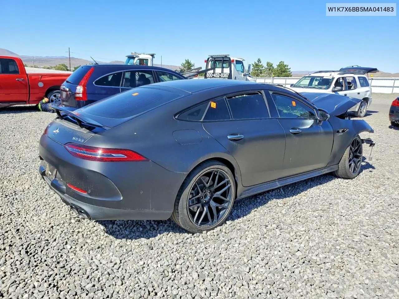 2021 Mercedes-Benz Amg Gt 53 VIN: W1K7X6BB5MA041483 Lot: 60719376