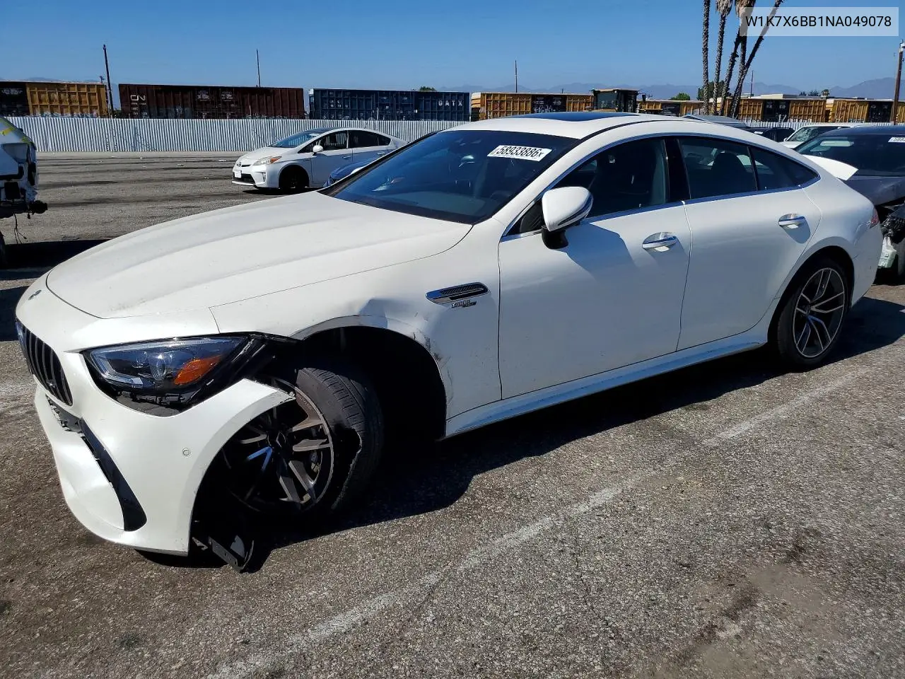 2022 Mercedes-Benz Amg Gt 53 VIN: W1K7X6BB1NA049078 Lot: 58933886