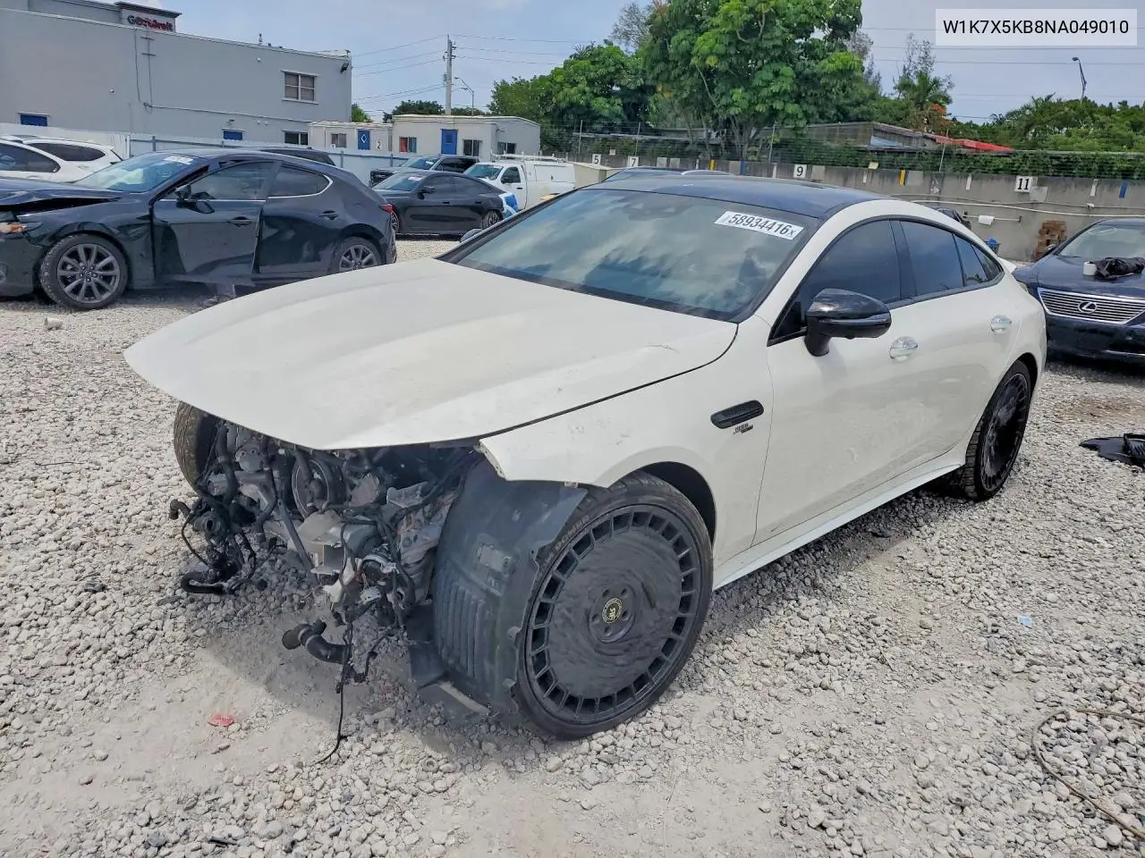 2022 Mercedes-Benz Amg Gt 43 VIN: W1K7X5KB8NA049010 Lot: 58934416