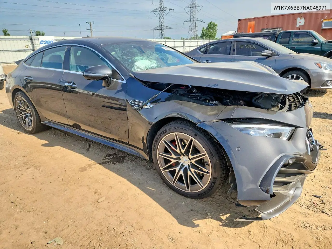 2022 Mercedes-Benz Amg Gt 53 VIN: W1K7X6BB7NA048971 Lot: 59312696