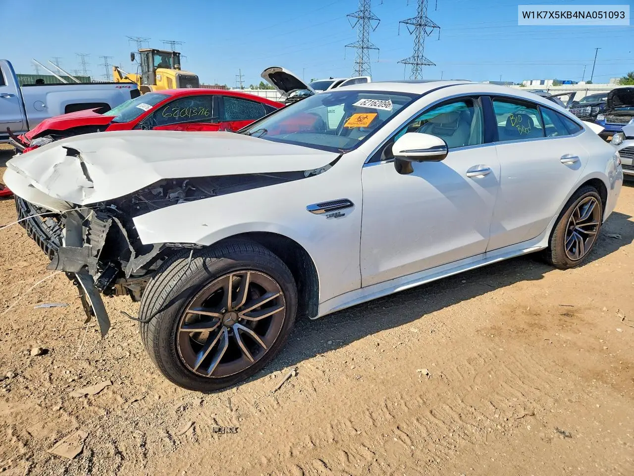 2022 Mercedes-Benz Amg Gt 43 VIN: W1K7X5KB4NA051093 Lot: 62162096