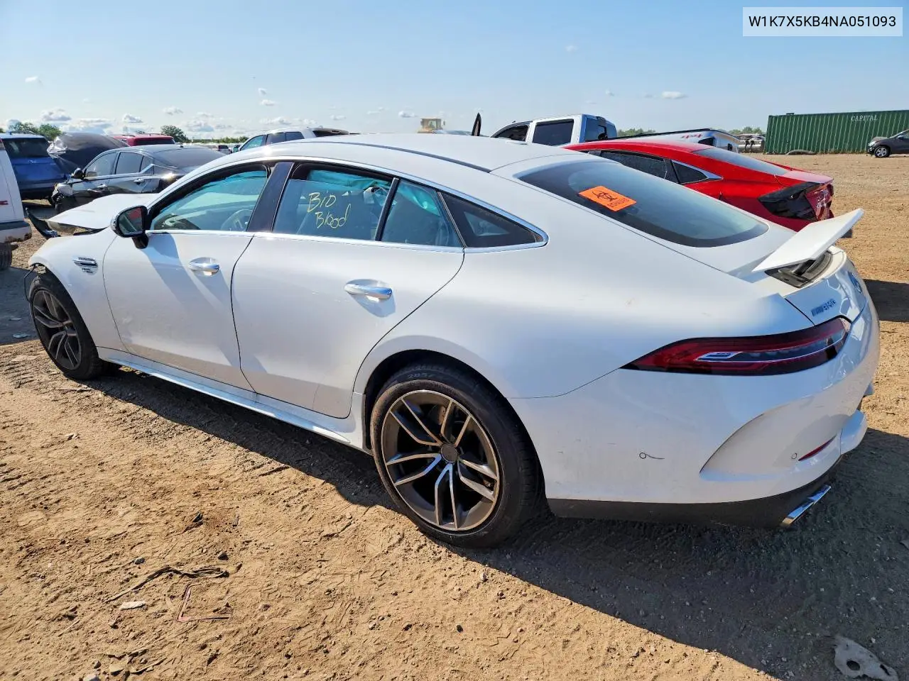 2022 Mercedes-Benz Amg Gt 43 VIN: W1K7X5KB4NA051093 Lot: 62162096