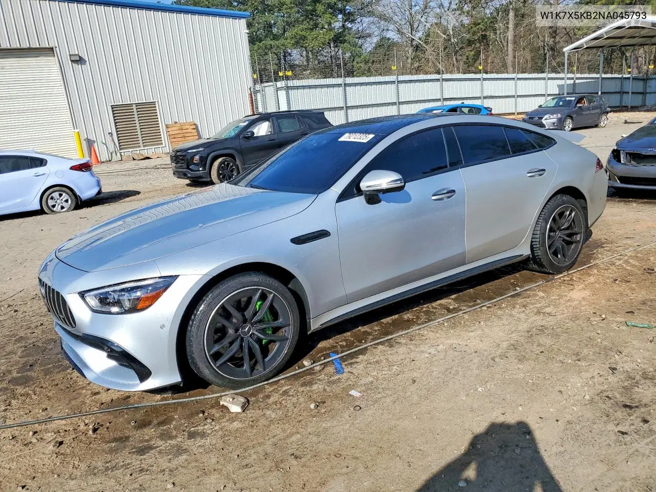2022 Mercedes-Benz Amg Gt 43 VIN: W1K7X5KB2NA045793 Lot: 79212325