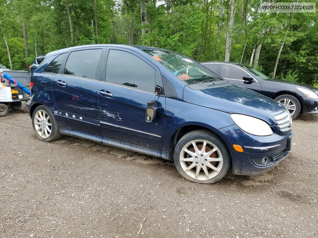 2007 Mercedes-Benz B200 VIN: WDDFH33X67J224929 Lot: 56850816