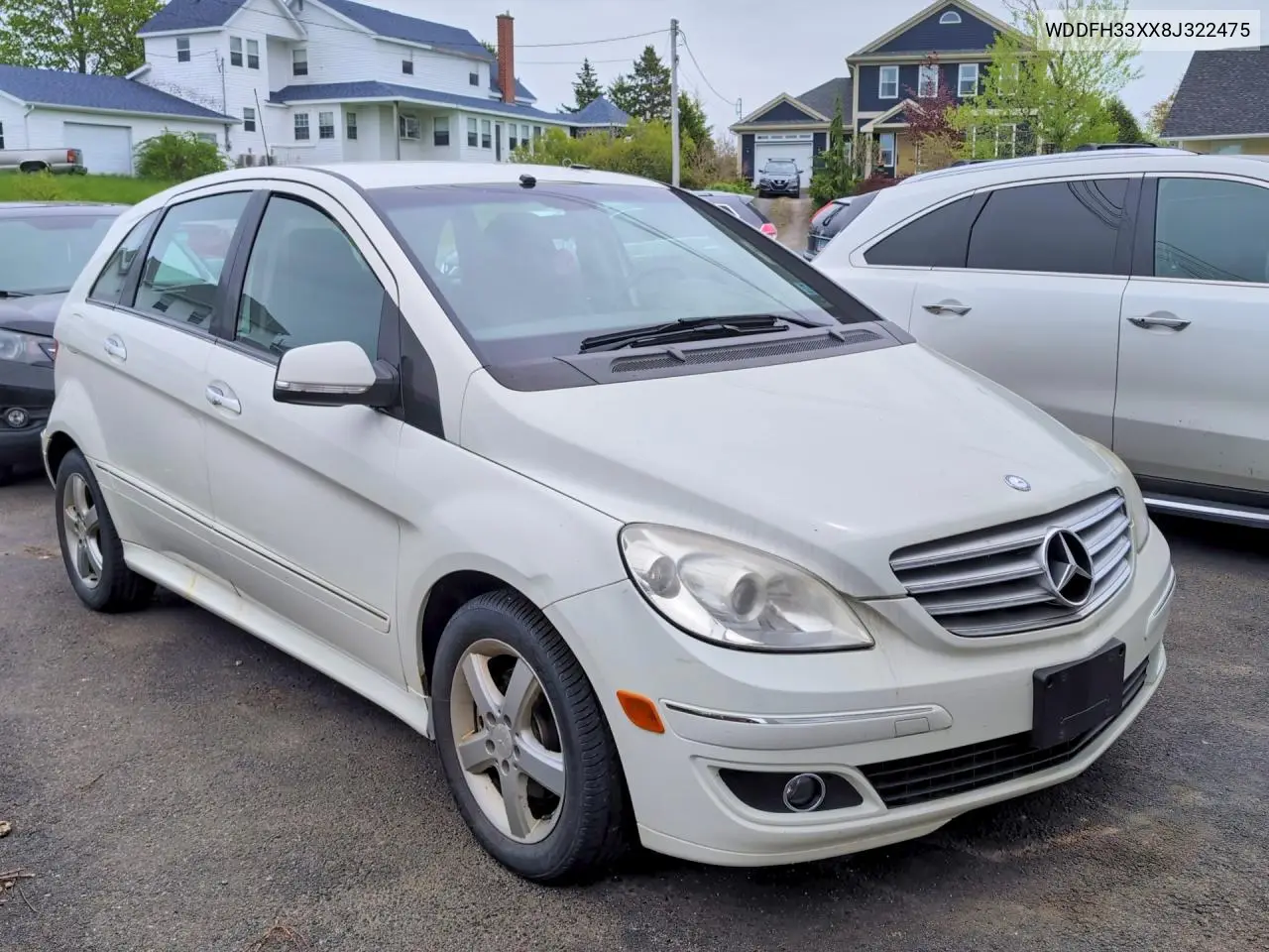 2008 Mercedes-Benz B200 VIN: WDDFH33XX8J322475 Lot: 55243936