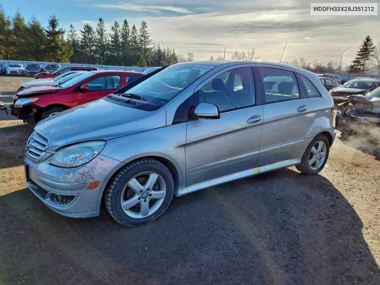 2008 Mercedes-Benz B200 VIN: WDDFH33X28J351212 Lot: 93552635