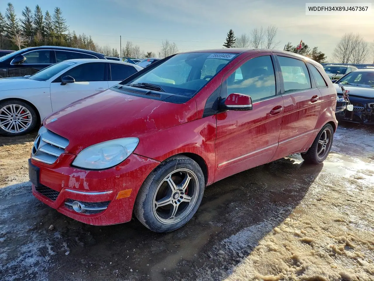 2009 Mercedes-Benz B200 VIN: WDDFH34X89J467367 Lot: 78659485