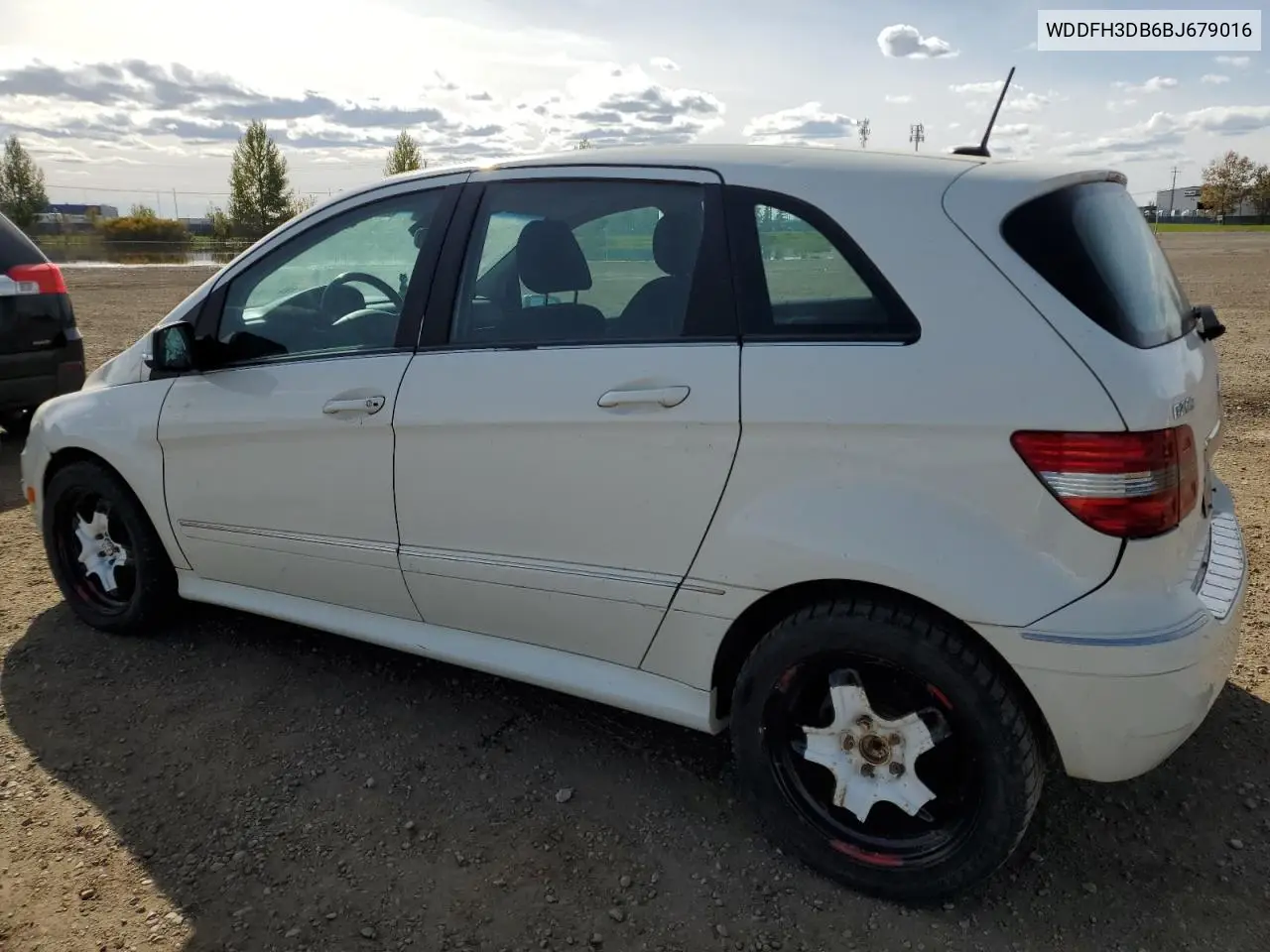 2011 Mercedes-Benz B200 VIN: WDDFH3DB6BJ679016 Lot: 85172445