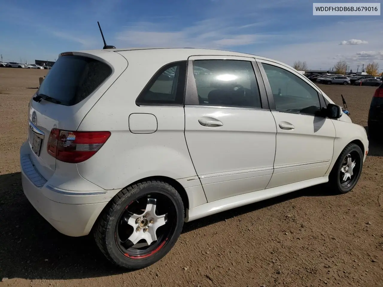 2011 Mercedes-Benz B200 VIN: WDDFH3DB6BJ679016 Lot: 85172445