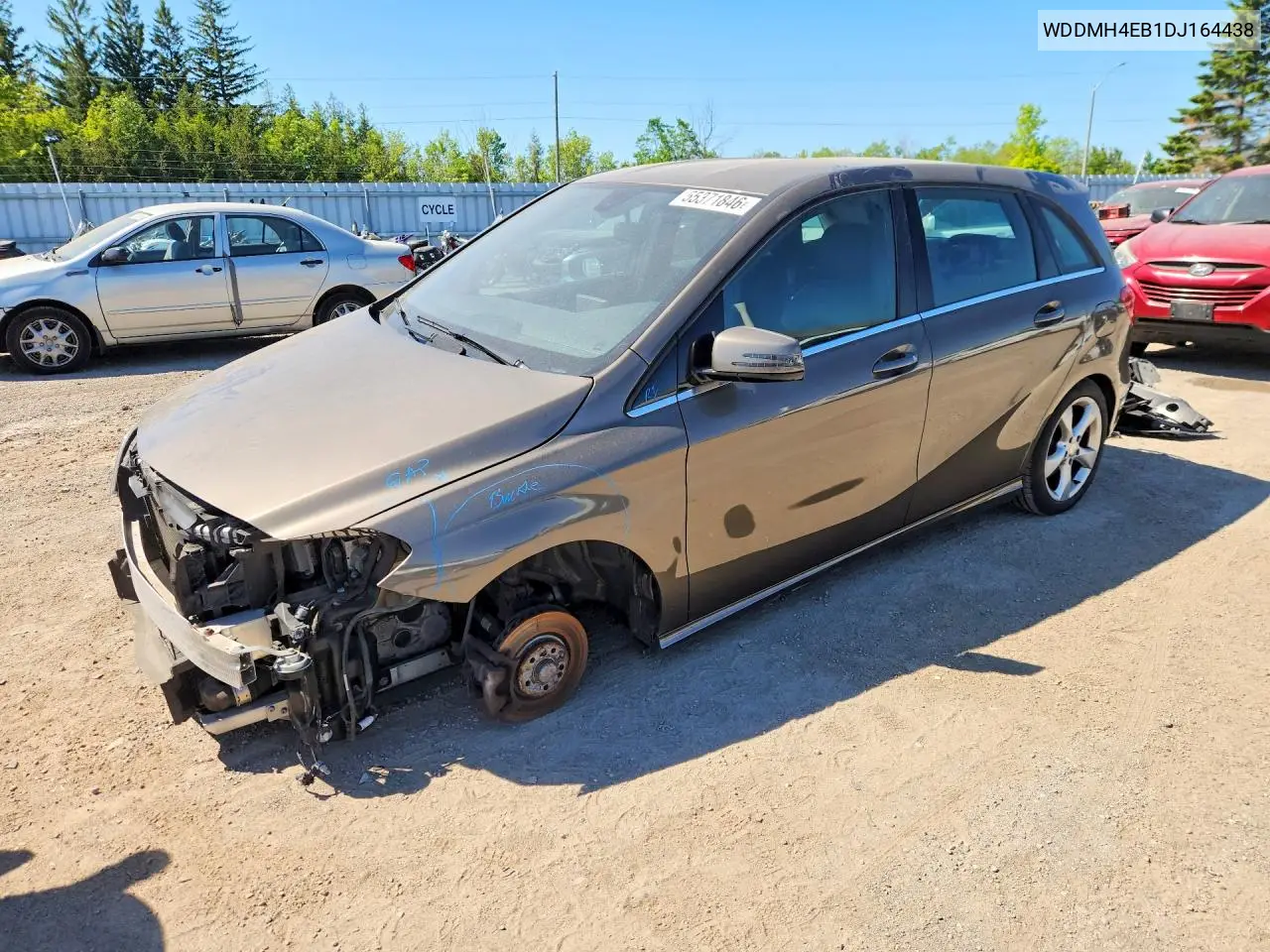 2013 Mercedes-Benz B250 VIN: WDDMH4EB1DJ164438 Lot: 55371846