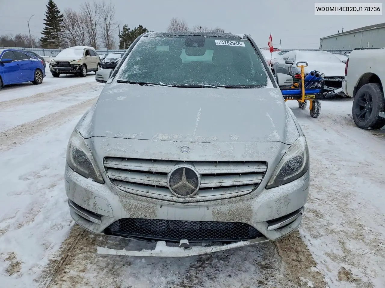 2013 Mercedes-Benz B250 VIN: WDDMH4EB2DJ178736 Lot: 74752945