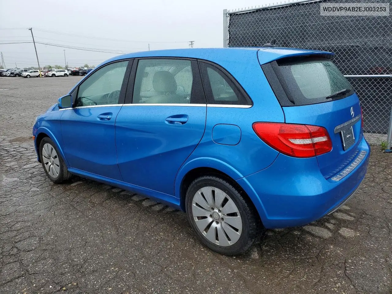 2014 Mercedes-Benz B Electric VIN: WDDVP9AB2EJ003253 Lot: 51511936