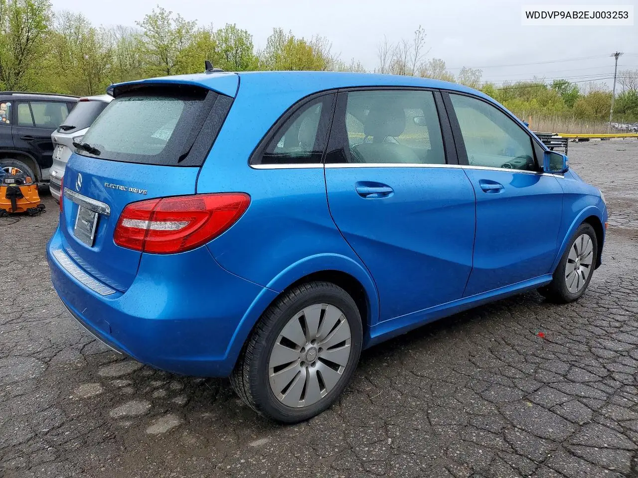 2014 Mercedes-Benz B Electric VIN: WDDVP9AB2EJ003253 Lot: 51511936