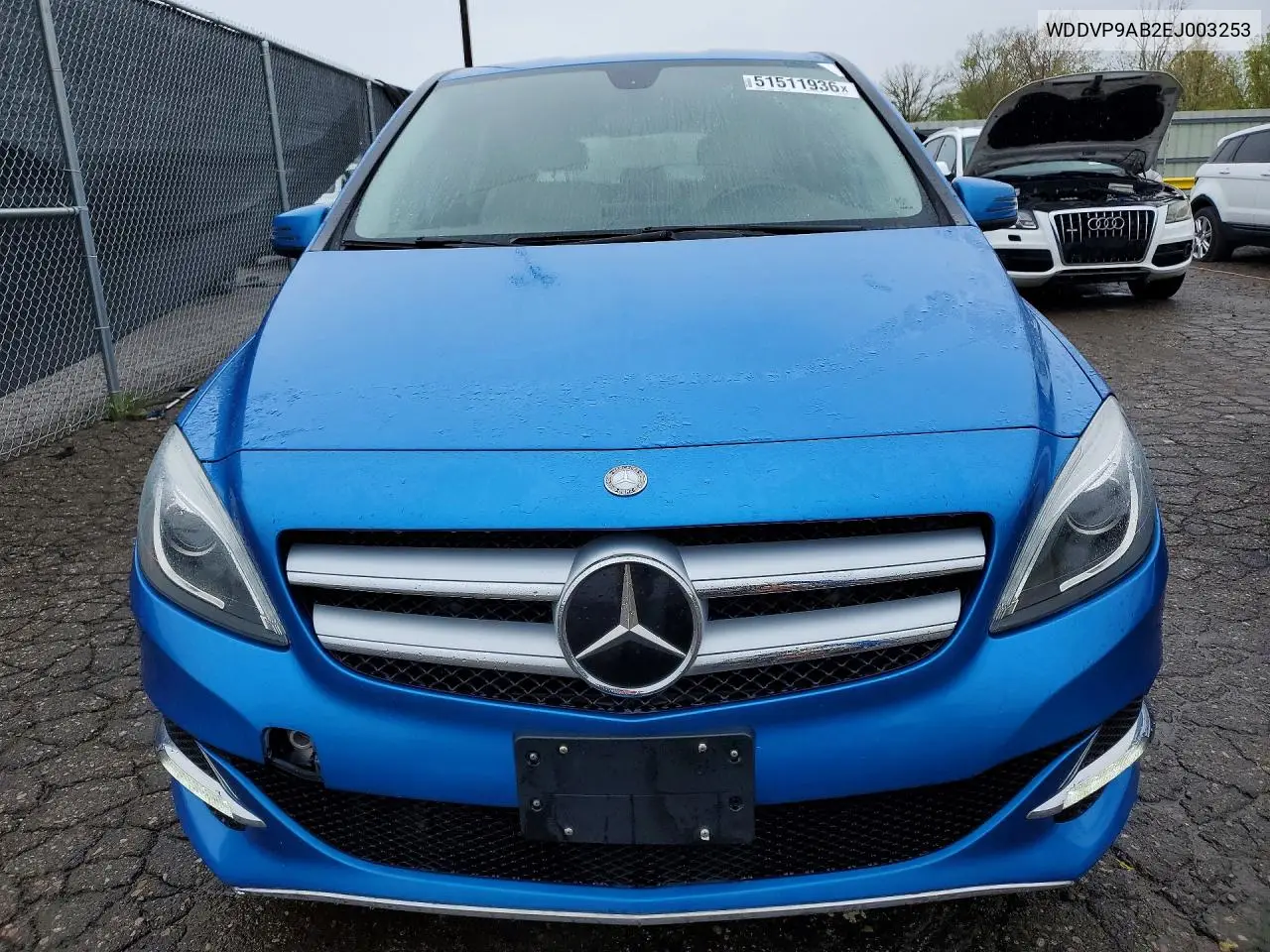2014 Mercedes-Benz B Electric VIN: WDDVP9AB2EJ003253 Lot: 51511936