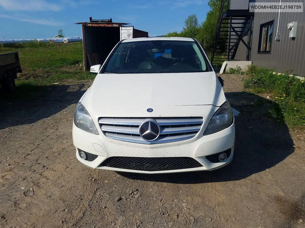 2014 Mercedes-Benz B250 VIN: WDDMH4EB2EJ198759 Lot: 56116366