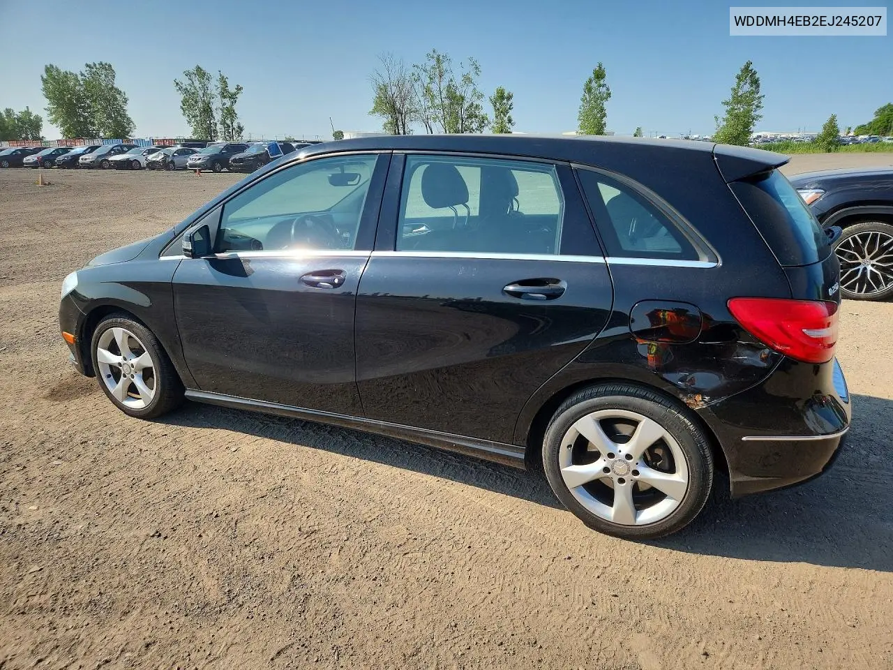 2014 Mercedes-Benz B250 VIN: WDDMH4EB2EJ245207 Lot: 60172216