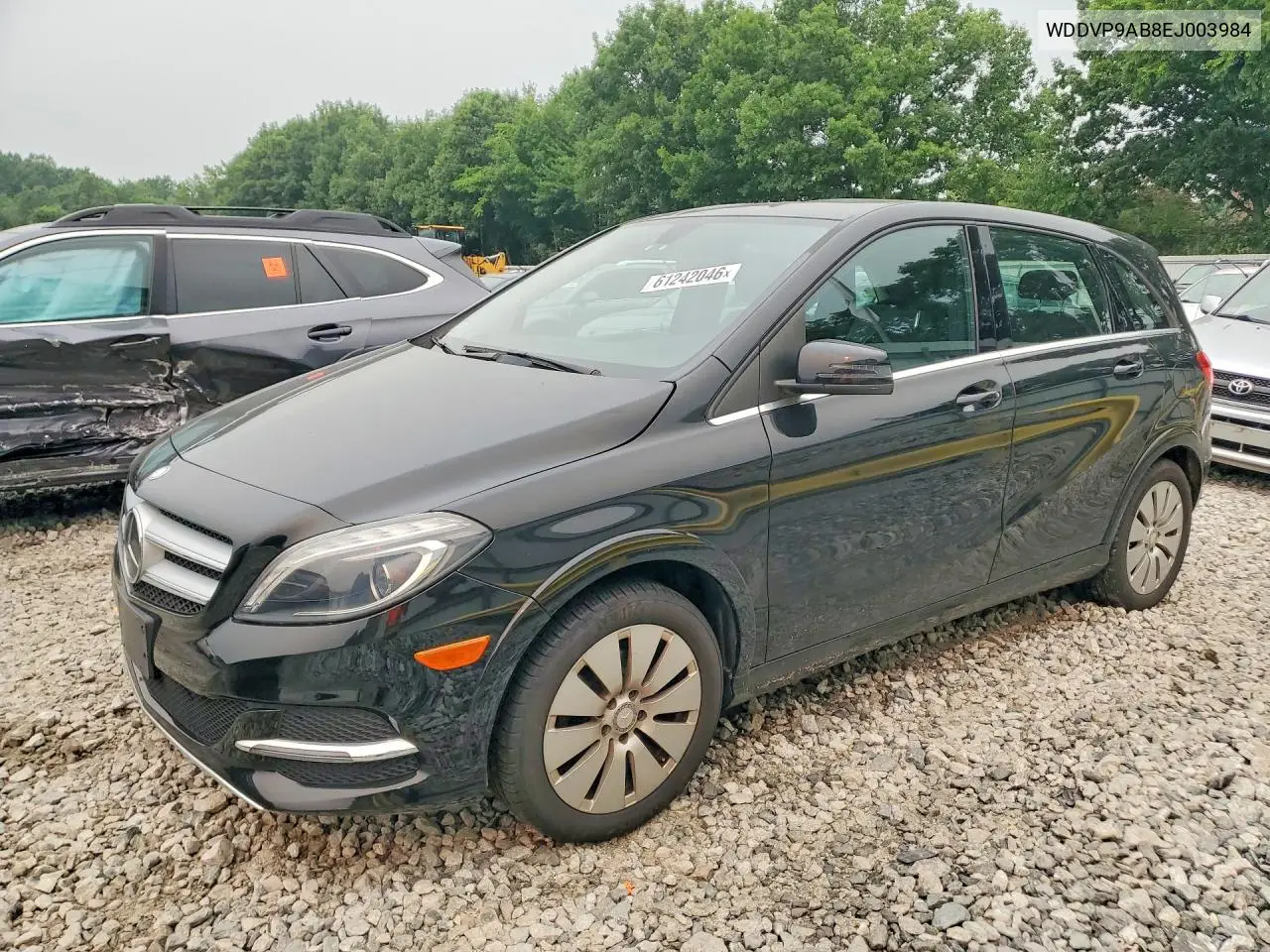2014 Mercedes-Benz B Electric VIN: WDDVP9AB8EJ003984 Lot: 61242046