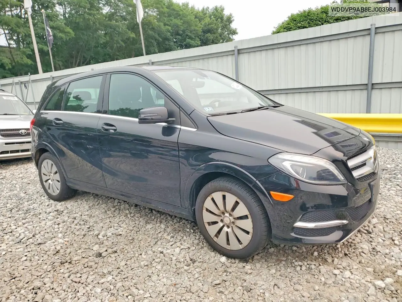 2014 Mercedes-Benz B Electric VIN: WDDVP9AB8EJ003984 Lot: 61242046
