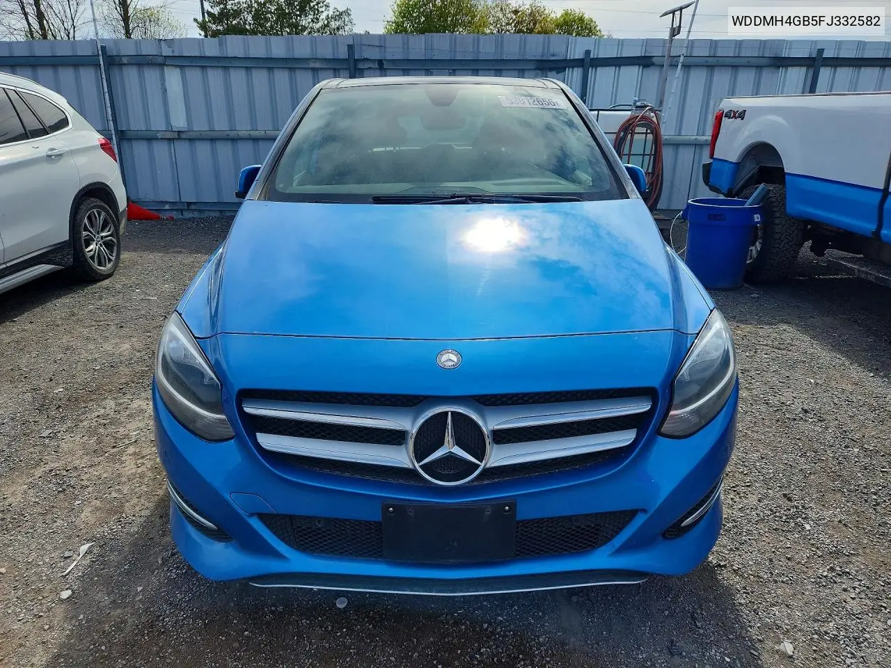 2015 Mercedes-Benz B 250 4Matic VIN: WDDMH4GB5FJ332582 Lot: 53012656