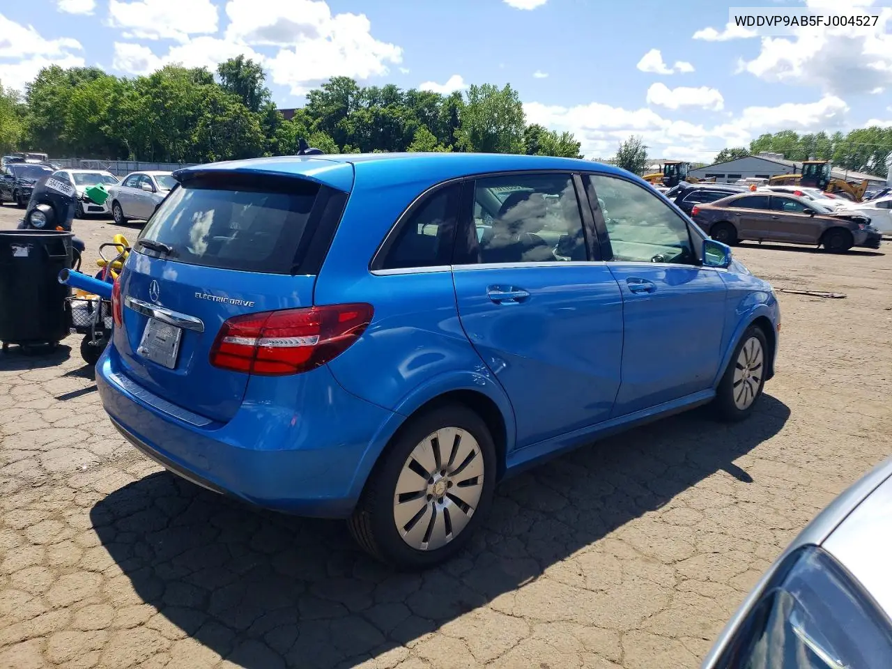 2015 Mercedes-Benz B Electric VIN: WDDVP9AB5FJ004527 Lot: 57335776