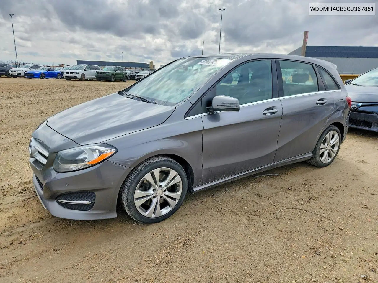2016 Mercedes-Benz B 250 4Matic VIN: WDDMH4GB3GJ367851 Lot: 49502476