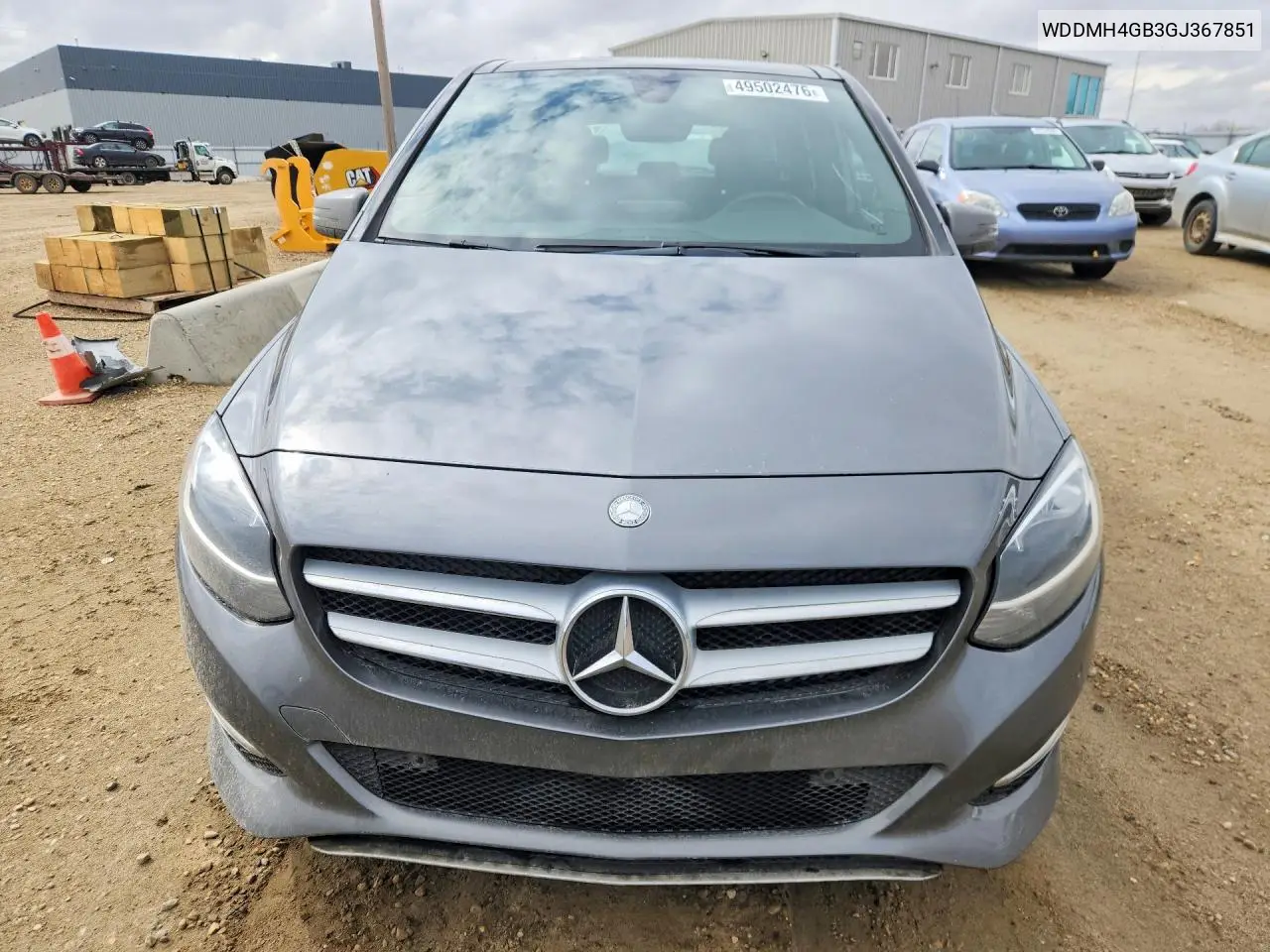 2016 Mercedes-Benz B 250 4Matic VIN: WDDMH4GB3GJ367851 Lot: 49502476
