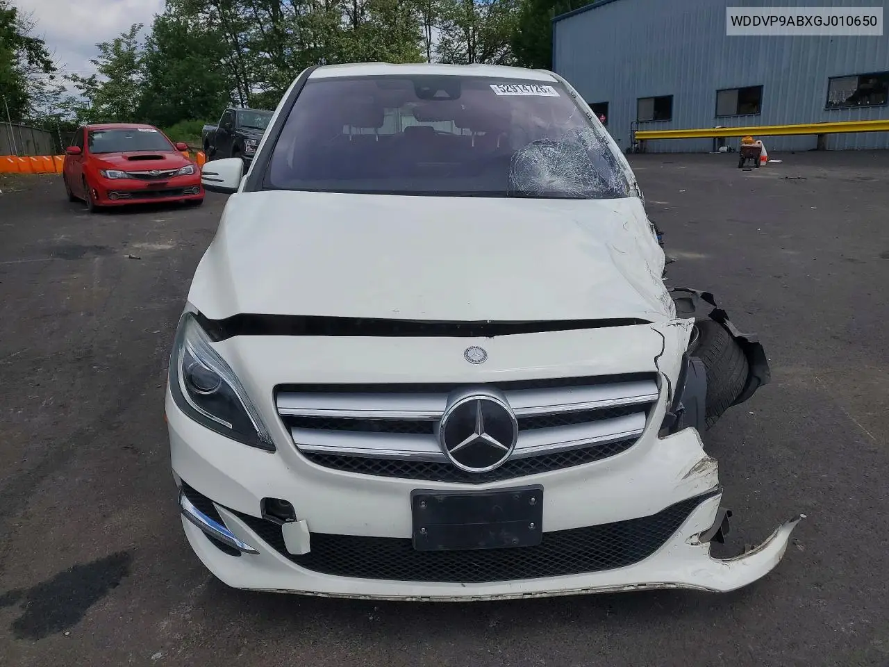 2016 Mercedes-Benz B 250E VIN: WDDVP9ABXGJ010650 Lot: 52914726