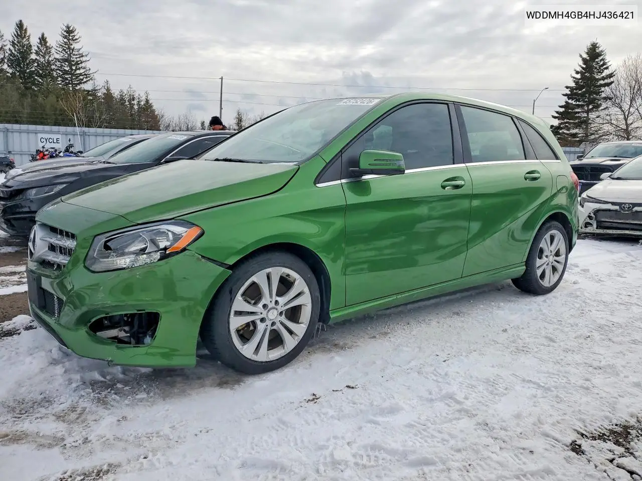 2017 Mercedes-Benz B 250 4Matic VIN: WDDMH4GB4HJ436421 Lot: 45752426