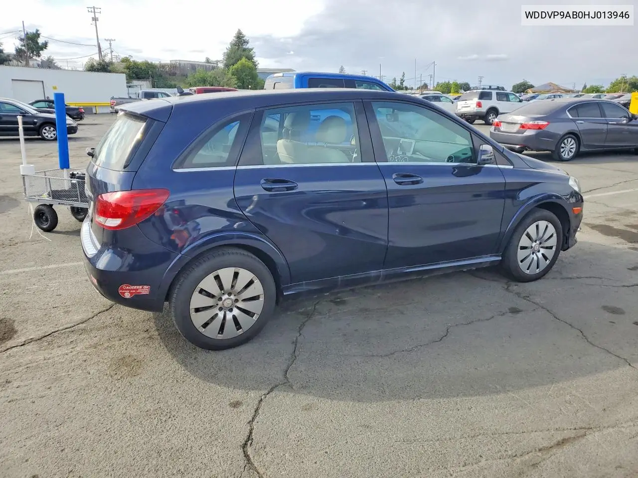 2017 Mercedes-Benz B 250E VIN: WDDVP9AB0HJ013946 Lot: 55174776