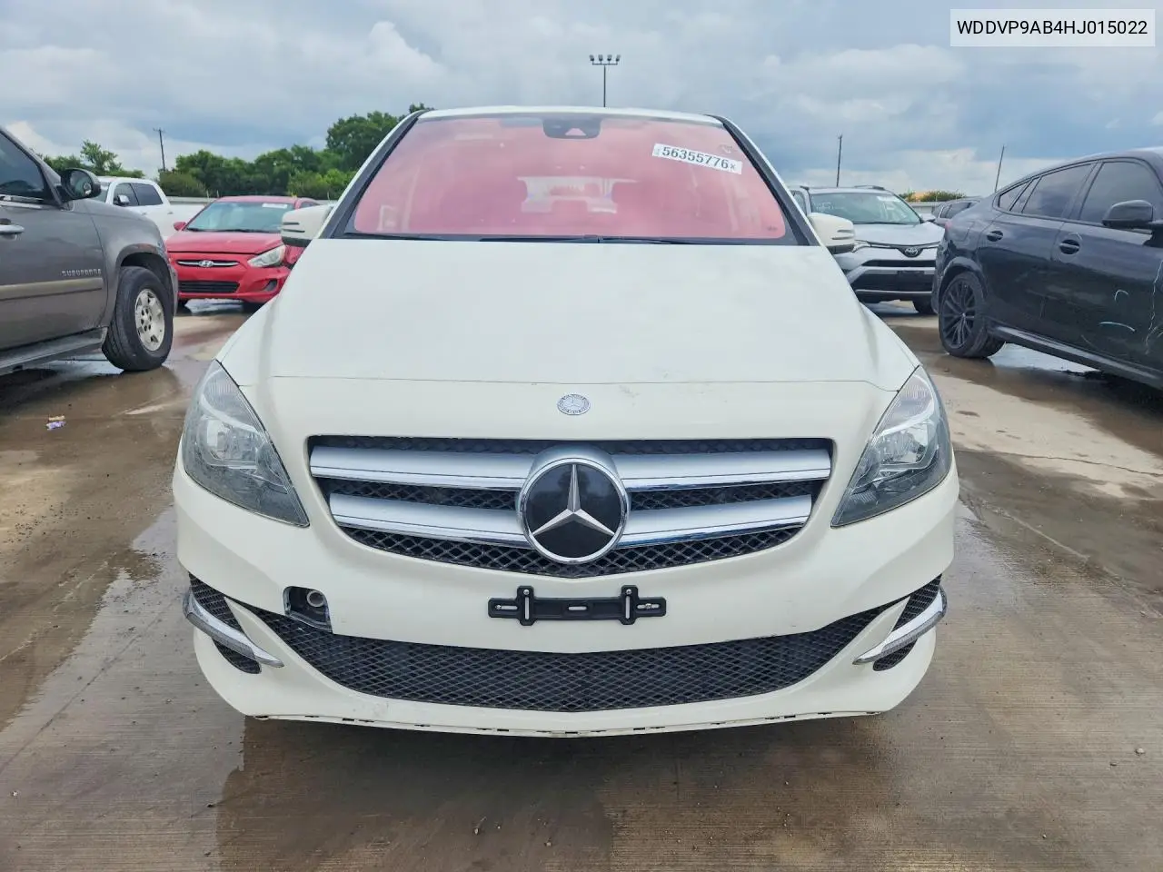 2017 Mercedes-Benz B 250E VIN: WDDVP9AB4HJ015022 Lot: 56355776
