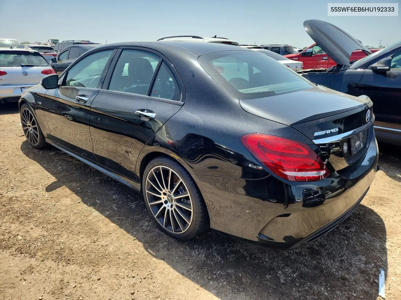 2017 Mercedes-Benz C 43 4Matic Amg VIN: 55SWF6EB6HU192333 Lot: 59020506