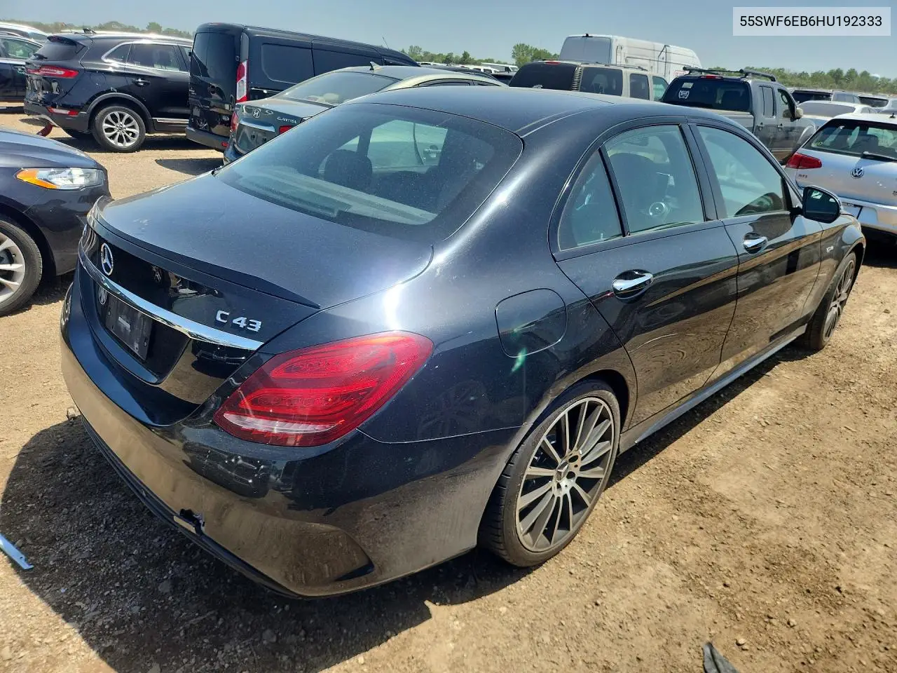 2017 Mercedes-Benz C 43 4Matic Amg VIN: 55SWF6EB6HU192333 Lot: 59020506