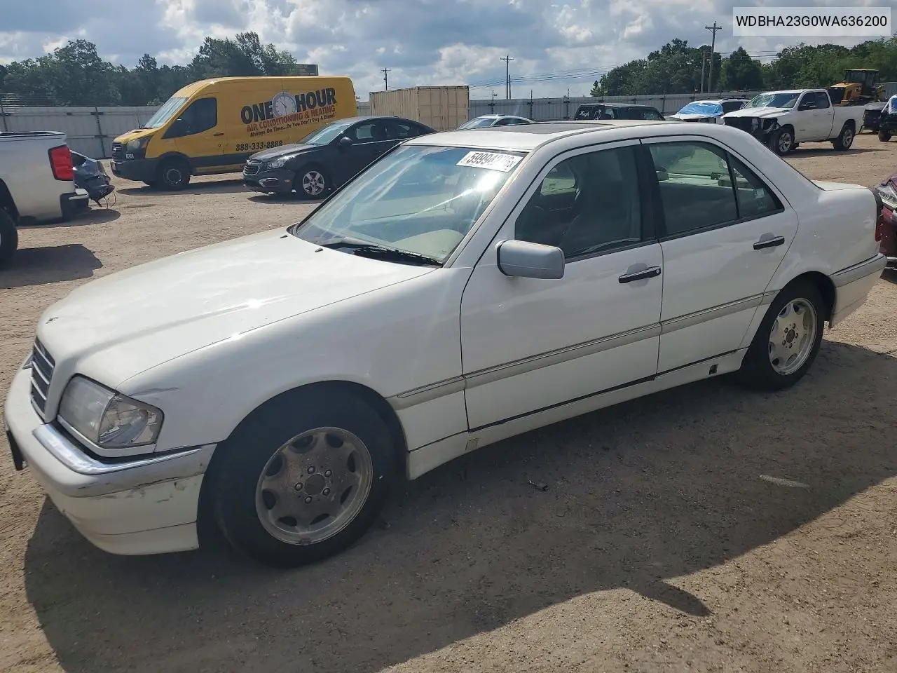 1998 Mercedes-Benz C 230 VIN: WDBHA23G0WA636200 Lot: 59994276