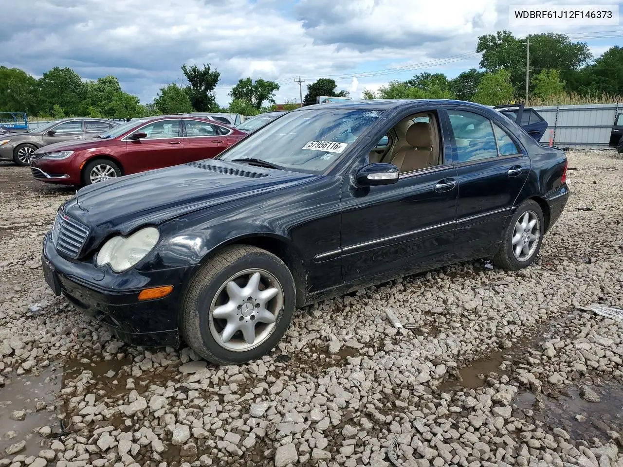 2002 Mercedes-Benz C 240 VIN: WDBRF61J12F146373 Lot: 57956116